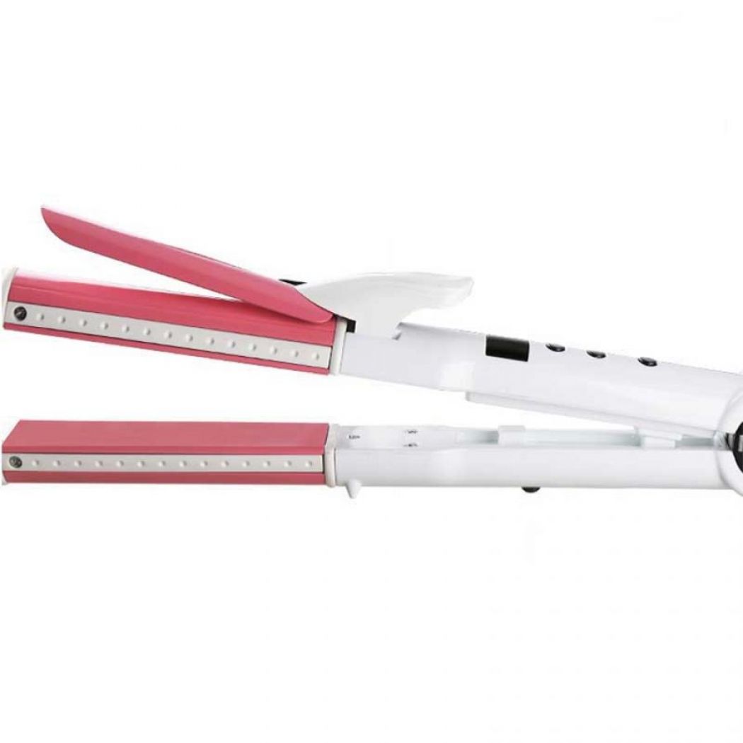 1 Kemei 2 In 1 Hair Curler And Straightener KM6878 in Pakistan